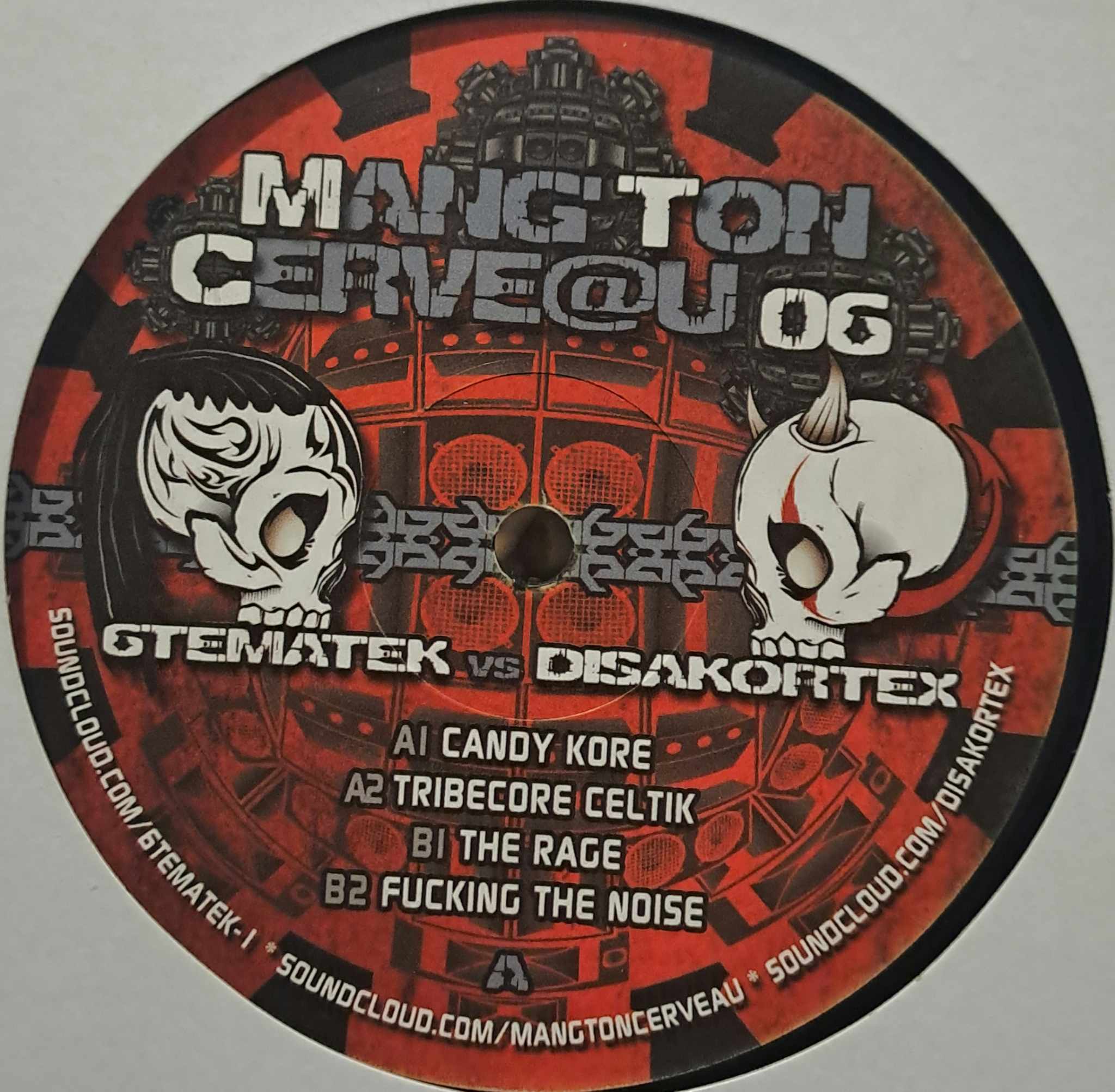 Mang'ton Cerveau 06 - vinyle freetekno
